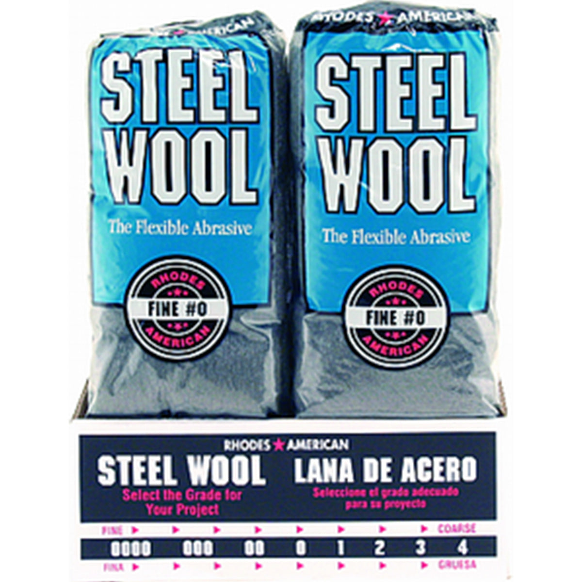 Rhodes American Steel Wool 16 Pad Poly Sleeve (6 PACK) — Painters Solutions