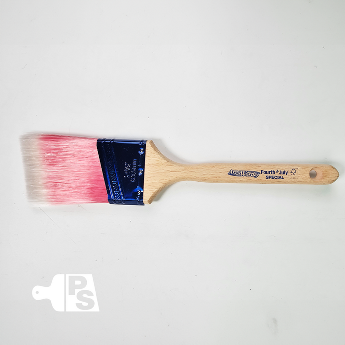 Arroworthy A4022 2-1/2" Angle Medium Blend Brush 4th July Anniversary