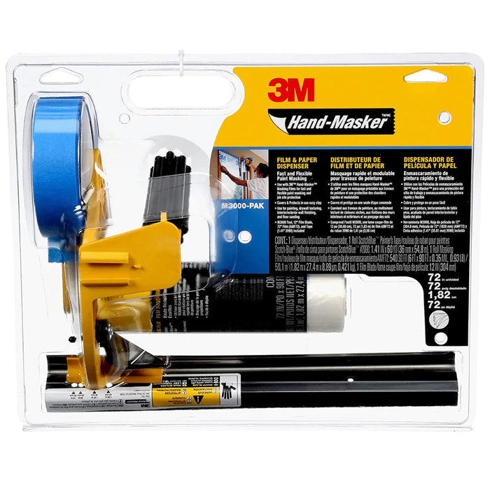 3M CP6 Hand Masker Contractor's Plastic, 6 x 90-Ft.