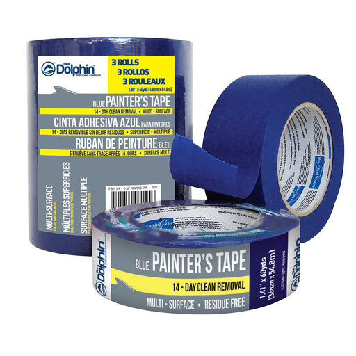Yellow Painters Tape Clean Paint Lines Masking EdgeTape 3/4 or 1 rolls 60  yds