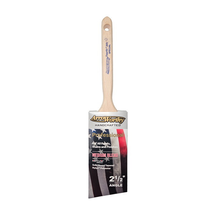 Arroworthy A4022 2-1/2" Angle Medium Blend Brush 4th July Anniversary