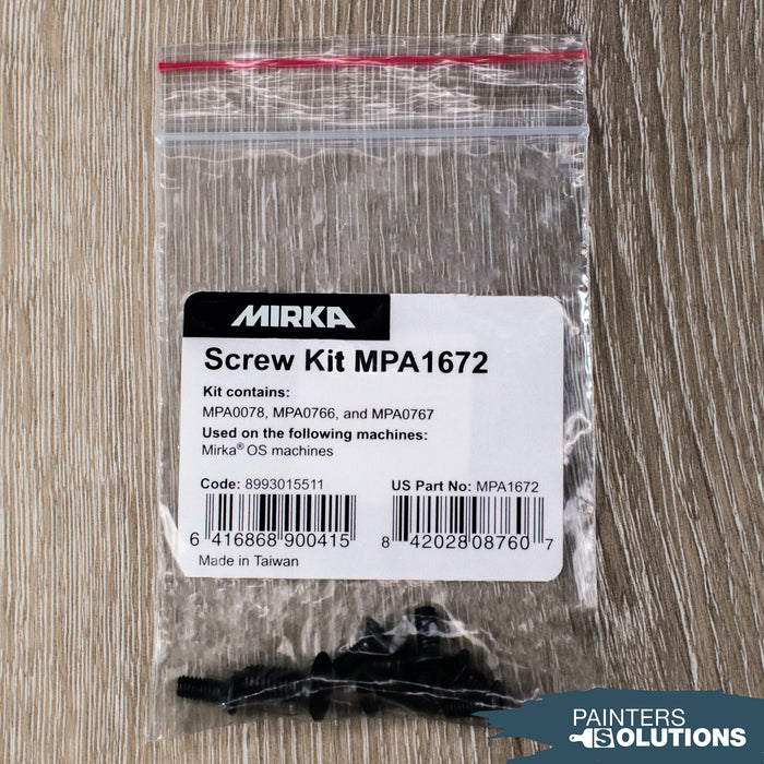 Mirka MPA1672 Screw Kit for Backing Pads, 1/Pkg