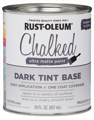 Rustoleum 206540 1 Quart Black Chalk Board Paint