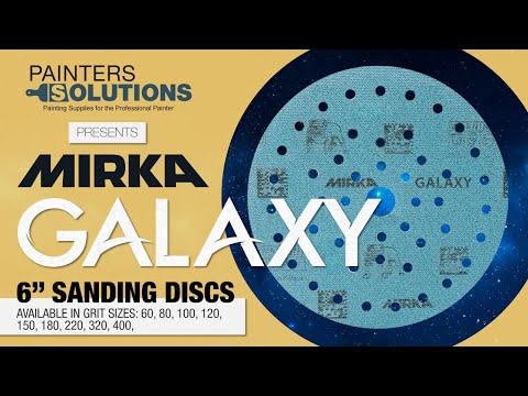 Disques abrasifs autoagrippants Mirka Galaxy Multifit, 6 po